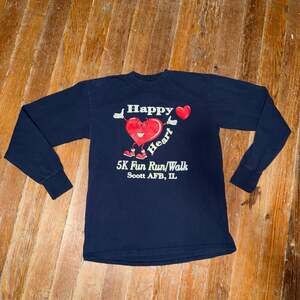 Happy Heart 5K Fun Run Long Sleeve T-Shirt